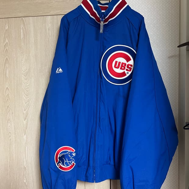90s 마제스틱 올드스쿨 시카고컵스 자켓 오왼