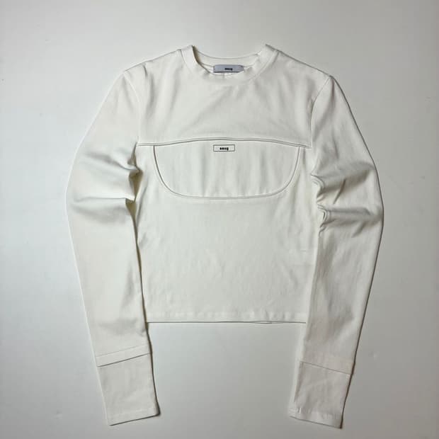 아우그 aaug 웨어러블 크롭 롱 슬리브 PN8481