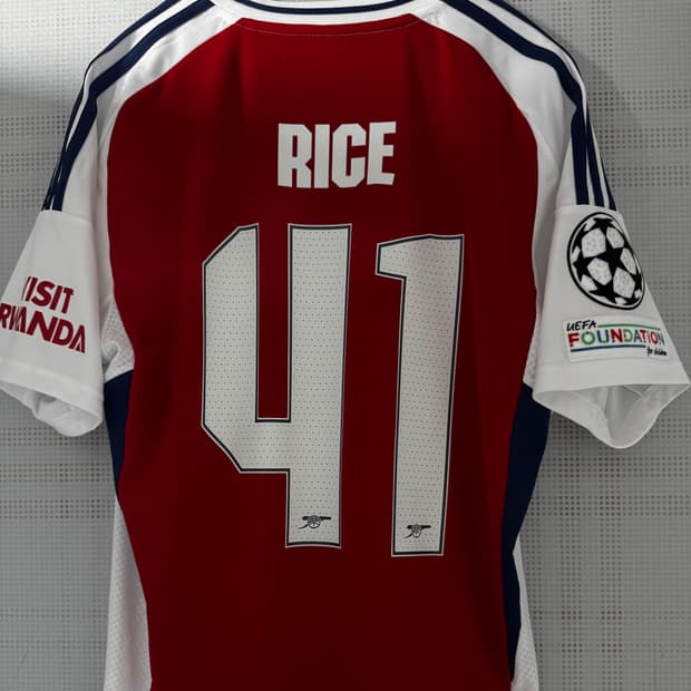 아스날 24/25 라이스 챔스 유니폼