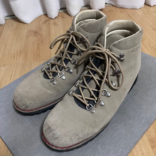 머렐 와일드니스 그레이 스웨이드 대너 디에메