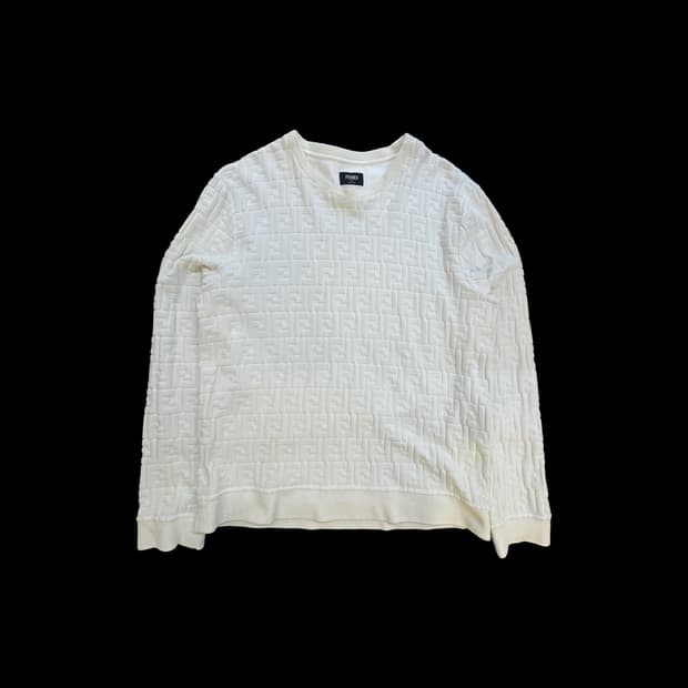 펜디 FF 엠보스드 코튼 맨투