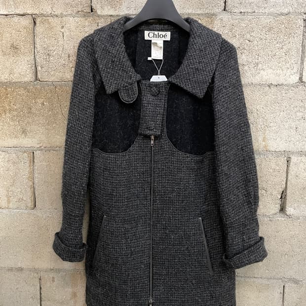 끌로에 알파카 코트