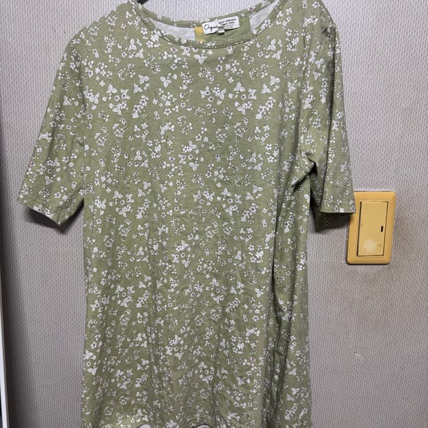 하구미 모리걸 잔꽃핀턱 반팔티