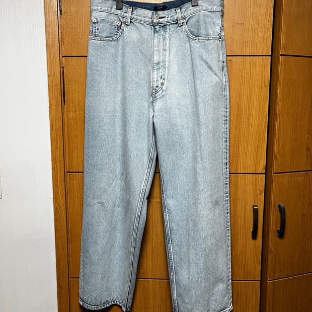 Yleve 13.5oz 배기 데님 5사이즈 새상품