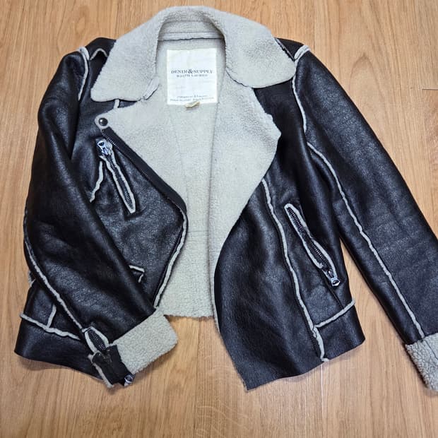 폴로 데님앤 서플라이 랄프로렌 무스탕 자켓