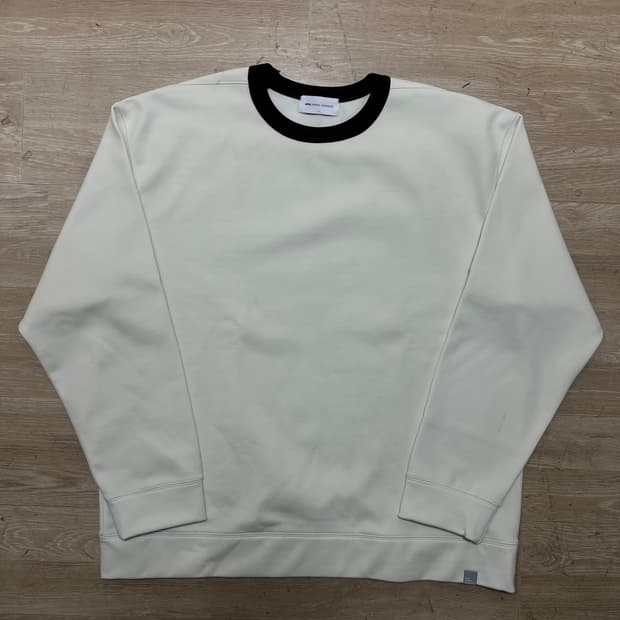 라이풀 스판 기모 맨투맨 크루넥 티셔츠 [아이보리] XL/105