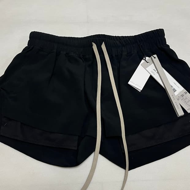 [42]릭오웬스 26ss Fog 복서 쇼츠/블랙 실크