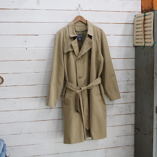 (착용컷) LANDS' END 트렌치 코트 (남성용 100)