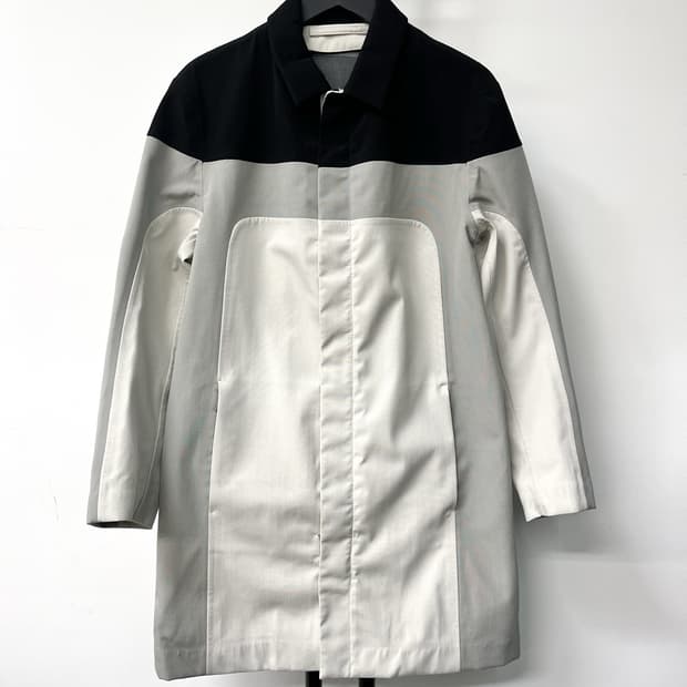 프라다 싱글 집 나일론 코트