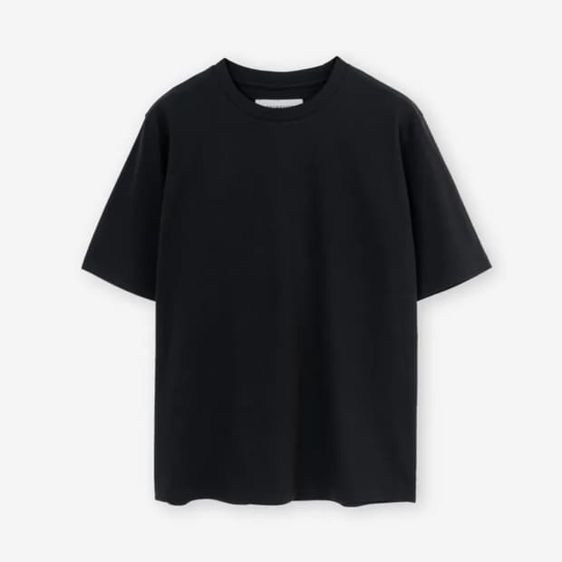 브라운야드 에센셸 티셔츠 블랙 6 Size