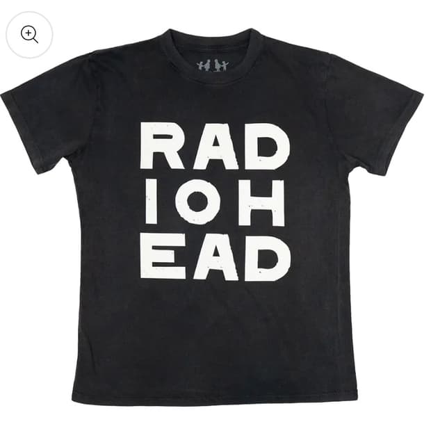 라디오헤드 2025 투어 밴드티 공식 머천다이즈 L 