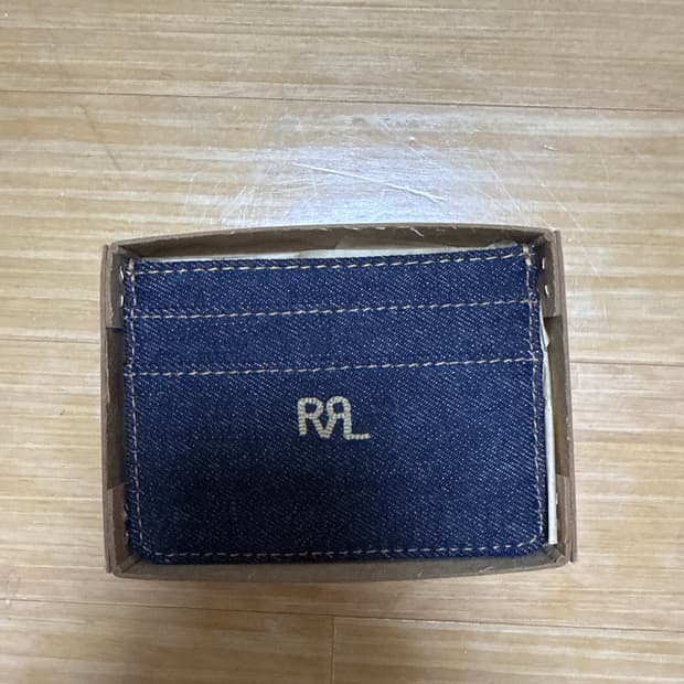 RRL 데님 카드 지갑 (새상품)