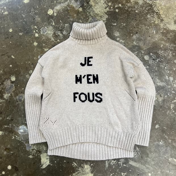 XS) 자딕앤볼테르 터틀넥 니트 스웨터