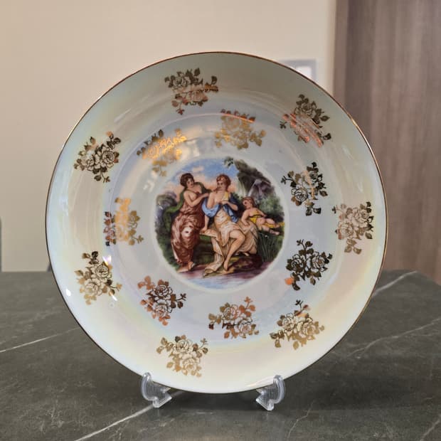 독일 밀리타 명화 접시