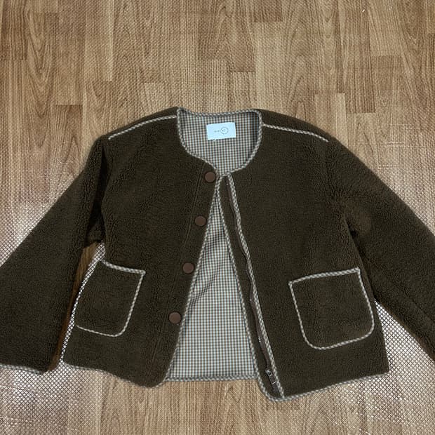 양털 집업 자켓