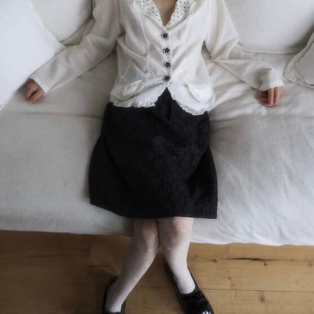 시오 서울 버튼 블라우스