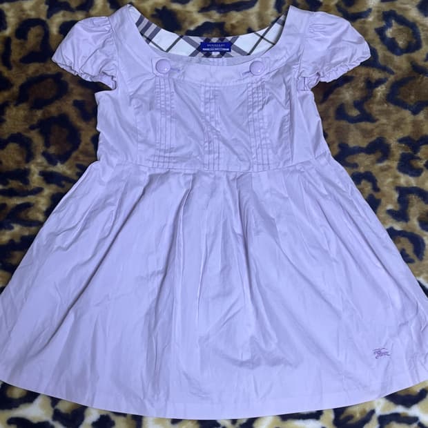 버버리 블루라벨 퍼프 반팔 셔츠 블라우스