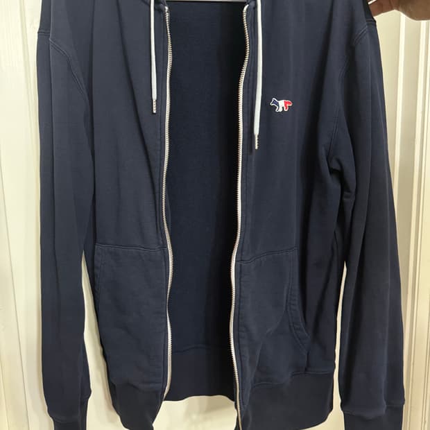 메종 키츠네 후드 집업