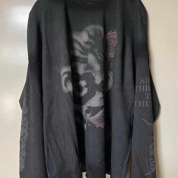 트래비스스캇 머천 md 롱슬리브 L 새제품