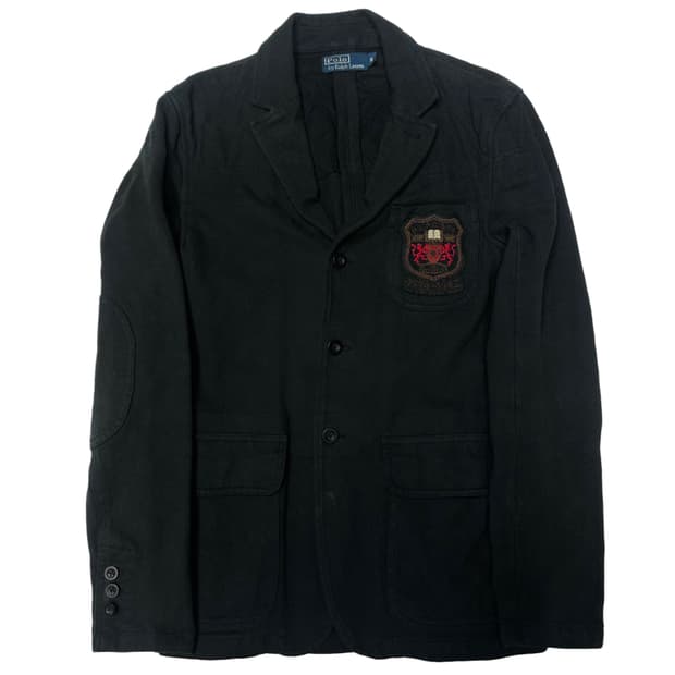 폴로 랄프로렌 엠블럼 엘보우 블랙블레이저 S