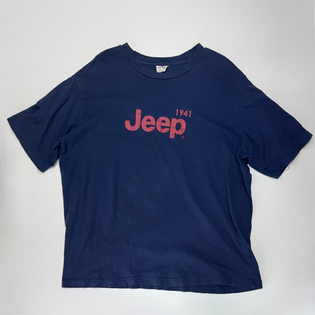지프 JEEP 빅 스펠로고 오버핏 반팔 티셔츠 2XL