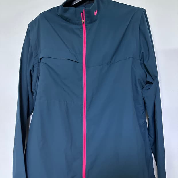 나이키 네이비 바람막이 핑크 지퍼