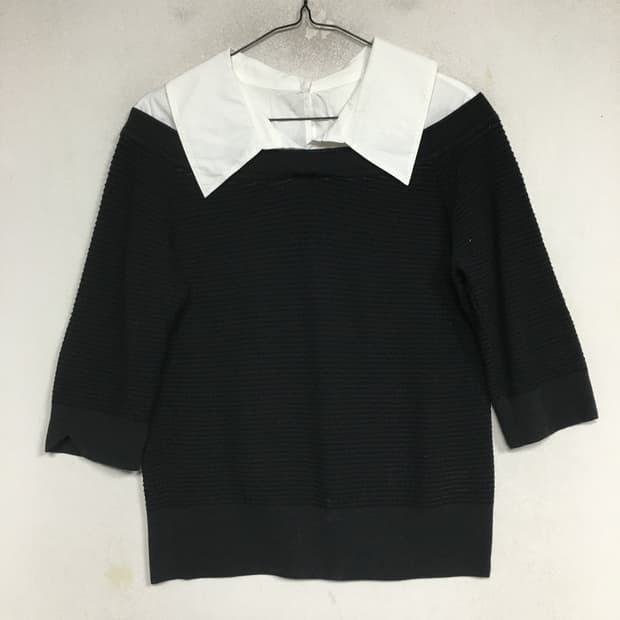 23 MINE 마인 칼라 글리터 니트 F
