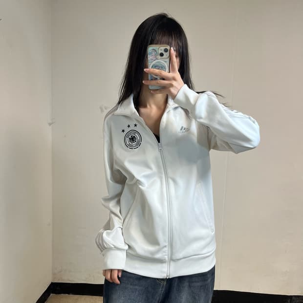Adidas Germany White Track Jacket