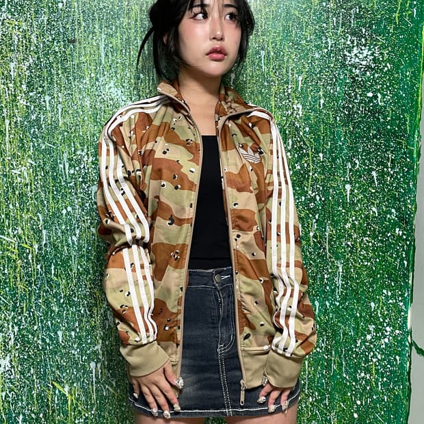 아디다스 파이어버드 카모 밀리터리 져지 M.