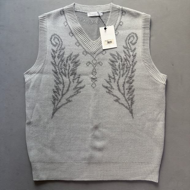 바스틱 니트 조끼