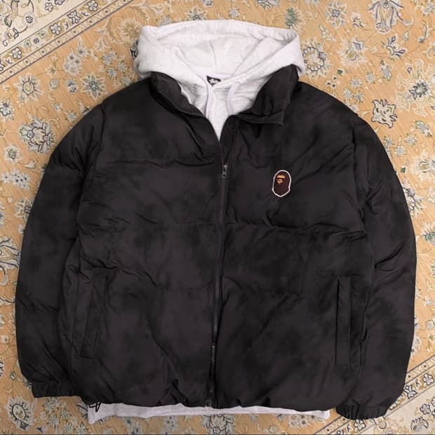 베이프 워싱 패딩