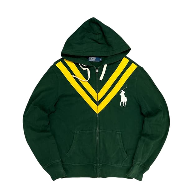 폴로 그린 빅포니 후드집업(M)