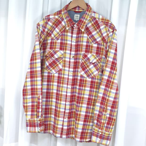 일본브랜드 KEARNEY HOUSE 웨스턴 플란넬 셔츠 LL