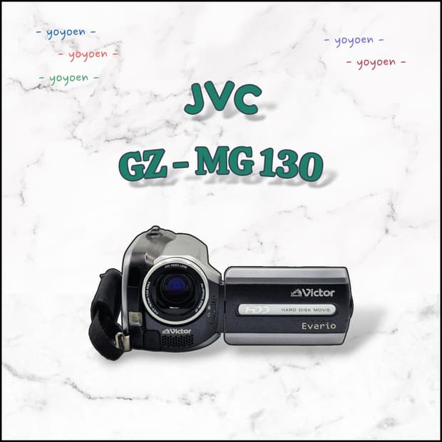JVC GZ-MG130 빈티지캠코더
