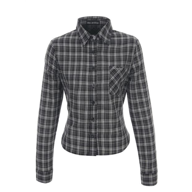 WSC archive Check tied shirt 001