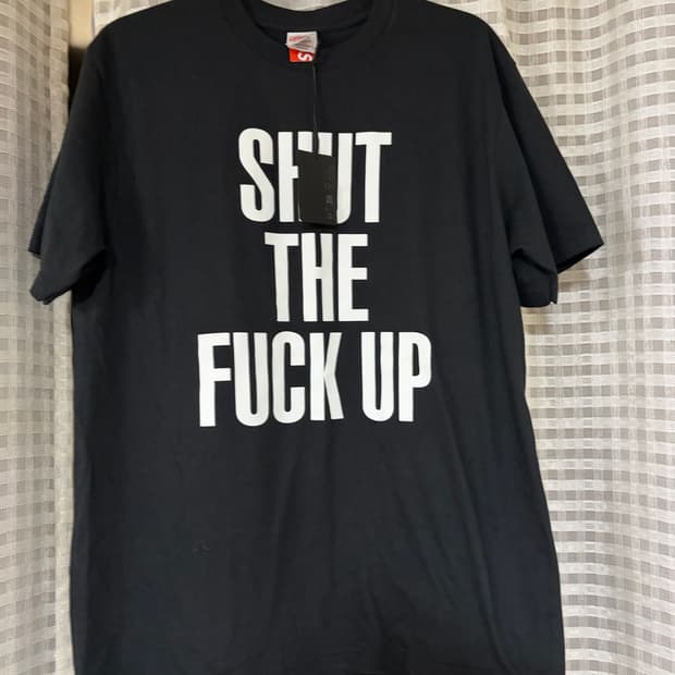 슈프림 넘버나인 티셔츠 셧업 L사이즈