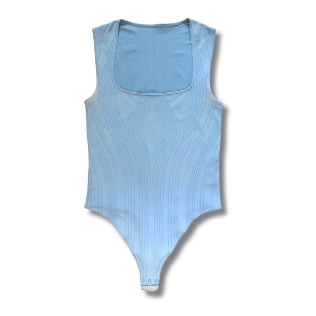 WOLFORD Sleeveless Square Neck Bodysuit