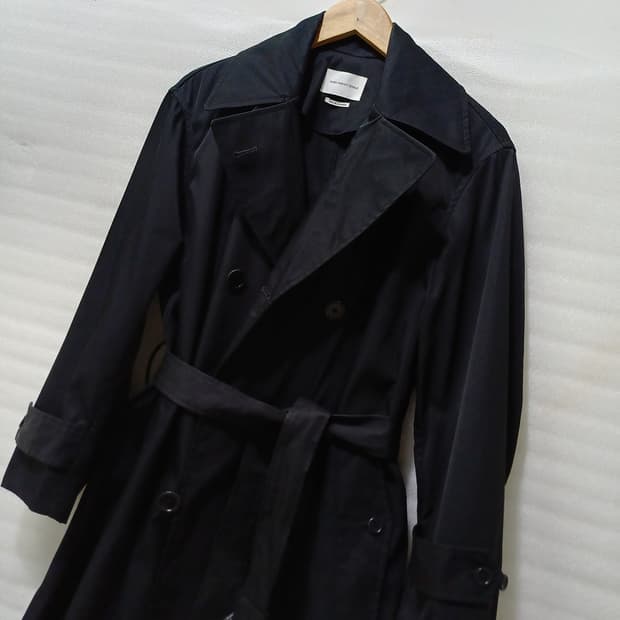 국내 이자벨마랑 봄 가을 롱 트렌치 코트 여성 34 S 블랙 사랑봉봉