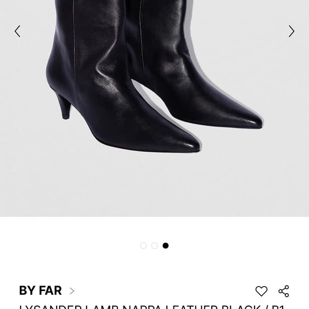 바이파 Byfar nappa leather 부츠 240사이즈 37