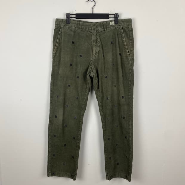 타미힐피거 H로고 코듀로이 치노팬츠 34/34 <489>