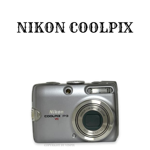 니콘 쿨픽스 P3(coolpix p3) 빈티지 디지털 카메라 디카