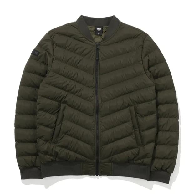 (새제품)K2 남성 경량 패딩 구스다운 카키95
