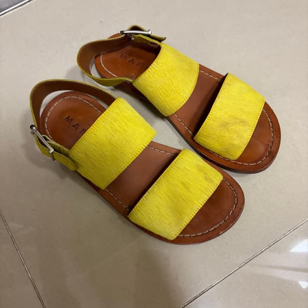 마르니 스트랩 샌들