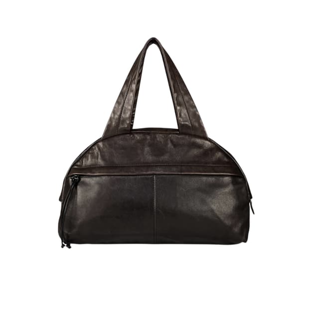 horsehide Boston bag