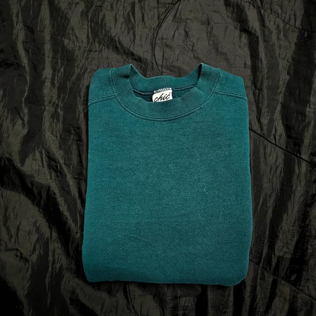 Chic usa 90s 기모 스웻 셔츠