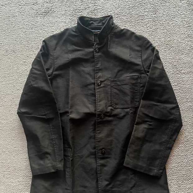 베트라 블랙 스탠 칼라 프렌치 워크 자켓