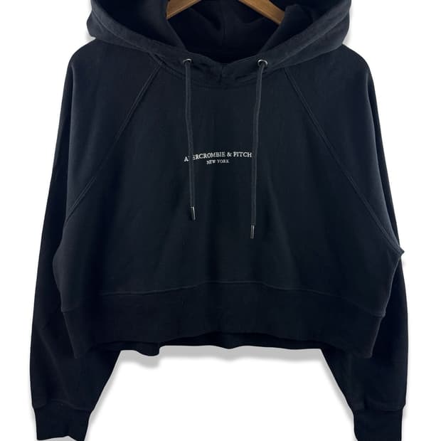 아베크롬비 블랙 크롭 후드티2804