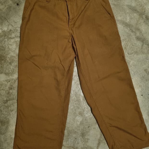 칼하트 Dungaree Fit 워크팬츠 34×30 얇음 여름가능