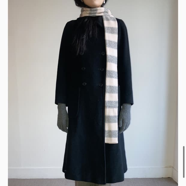 스트라이프 보들 머플러