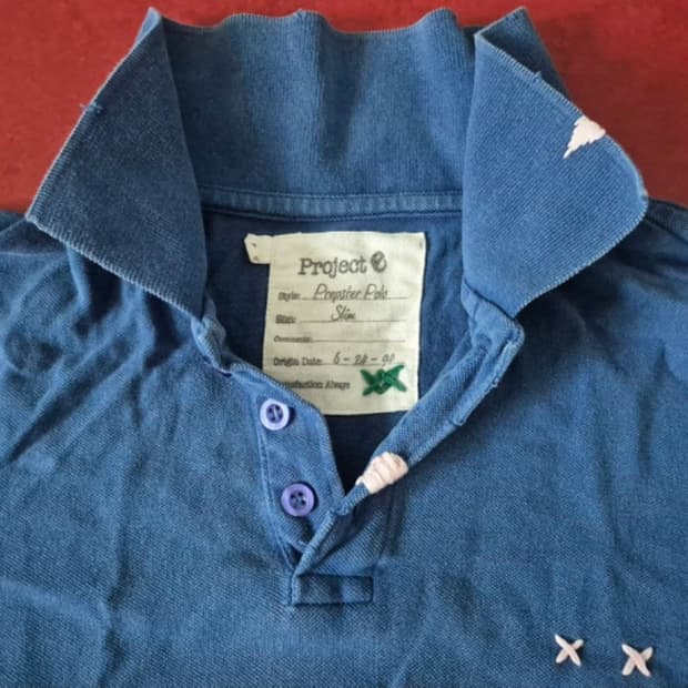 프로젝트e 가먼트다이 피케셔츠